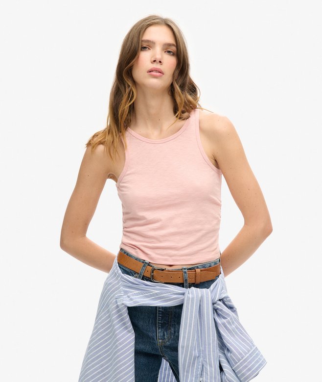 superdry Camiseta de tirantes fruncida