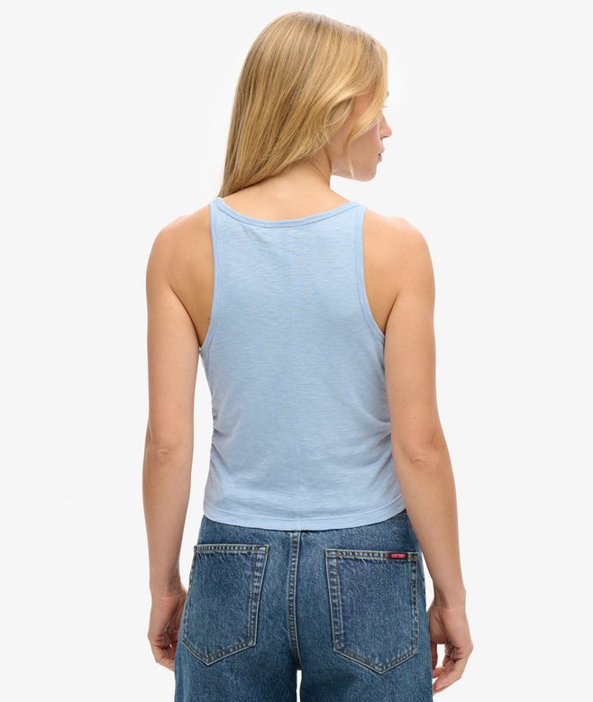 Superdry Camiseta De Tirantes Fruncida