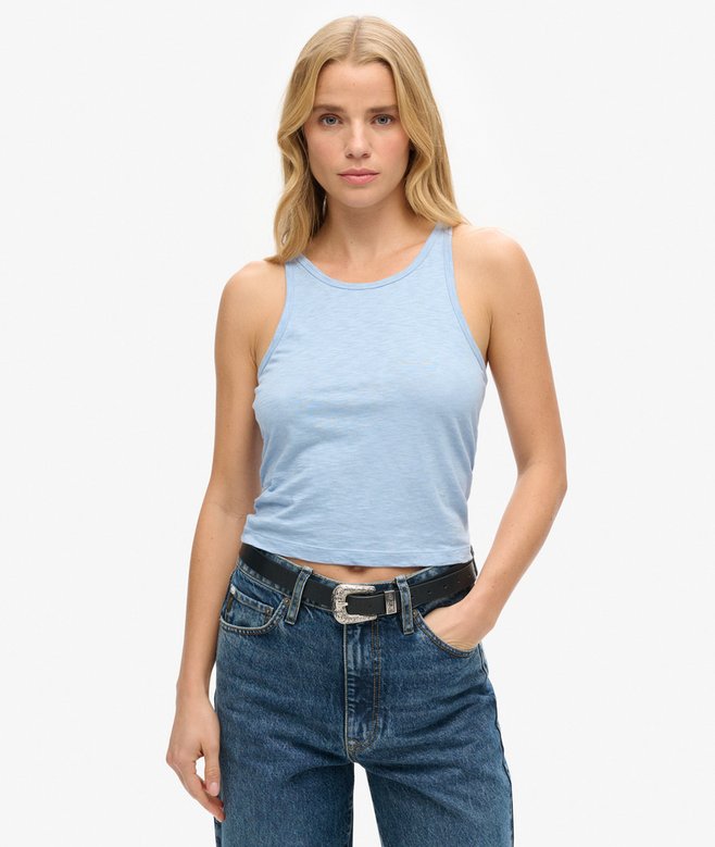 superdry Camiseta de tirantes fruncida