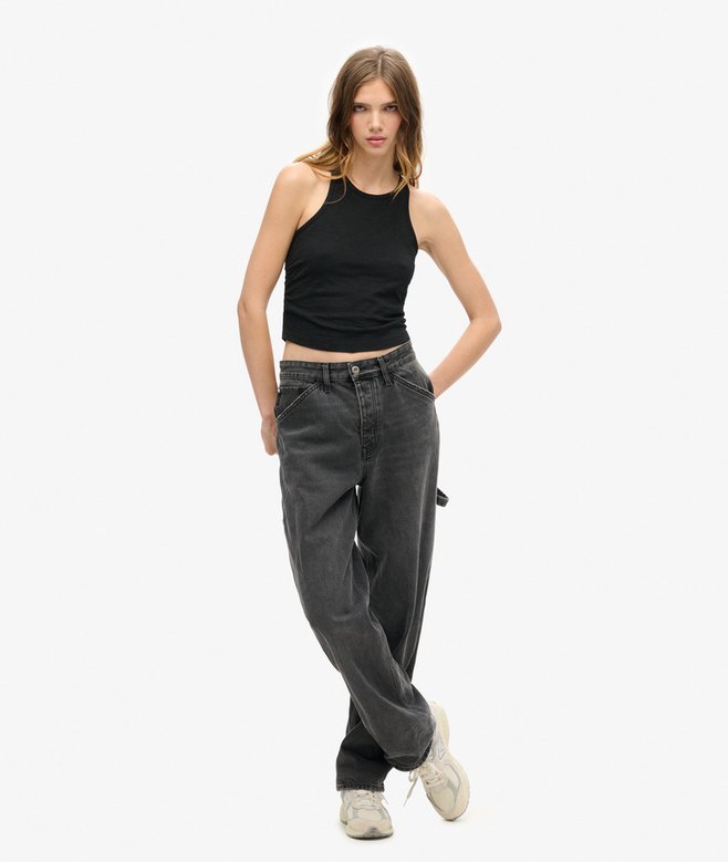 Superdry Camiseta De Tirantes Fruncida