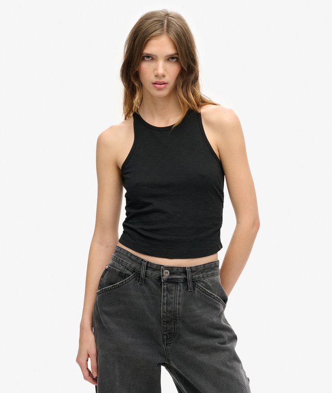 superdry Camiseta de tirantes fruncida