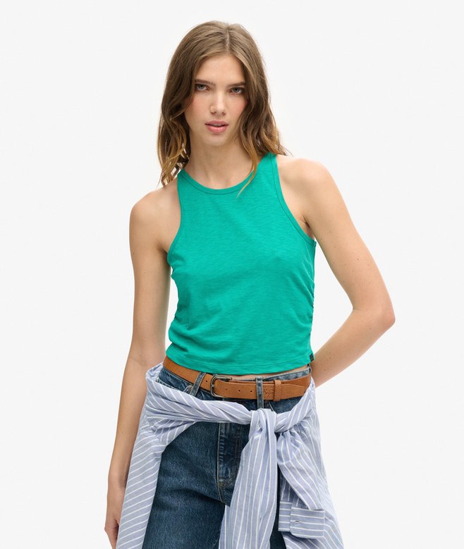 superdry Camiseta de tirantes fruncida