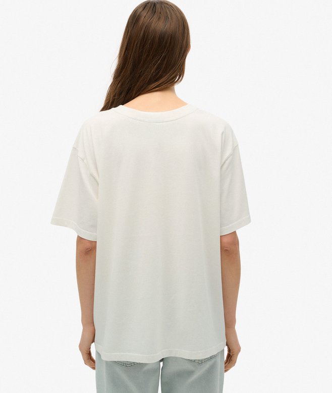 Superdry Camiseta Extragrande Fluorescente Rainbow