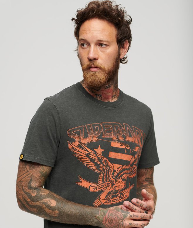 Superdry Camiseta Gráfica 70s Lo-Fi Band