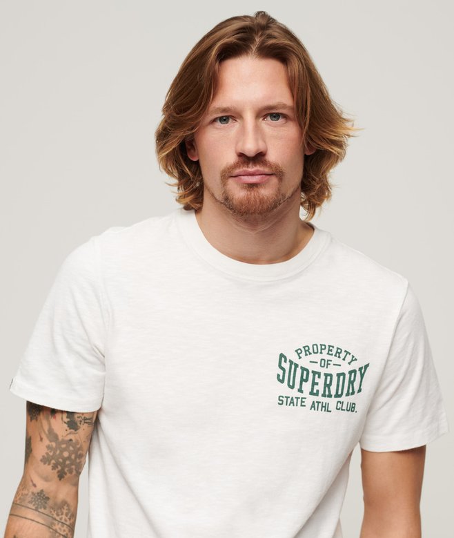 Superdry Camiseta Gráfica Athletic College
