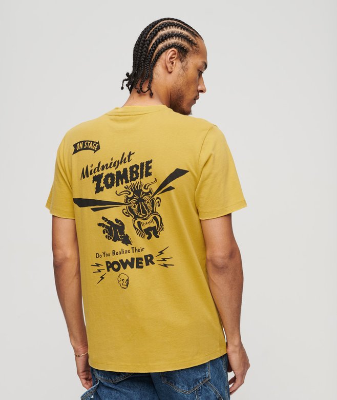 superdry Camiseta gráfica Blackout Rock