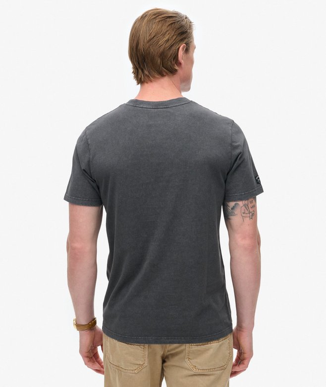 Superdry Camiseta Gráfica Con Logotipo En Relieve