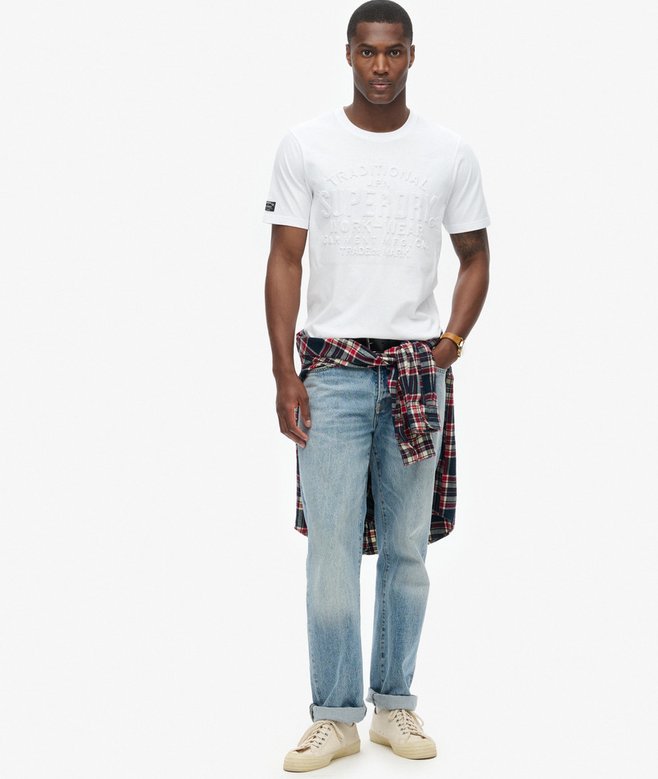 Superdry Camiseta Gráfica Con Logotipo En Relieve