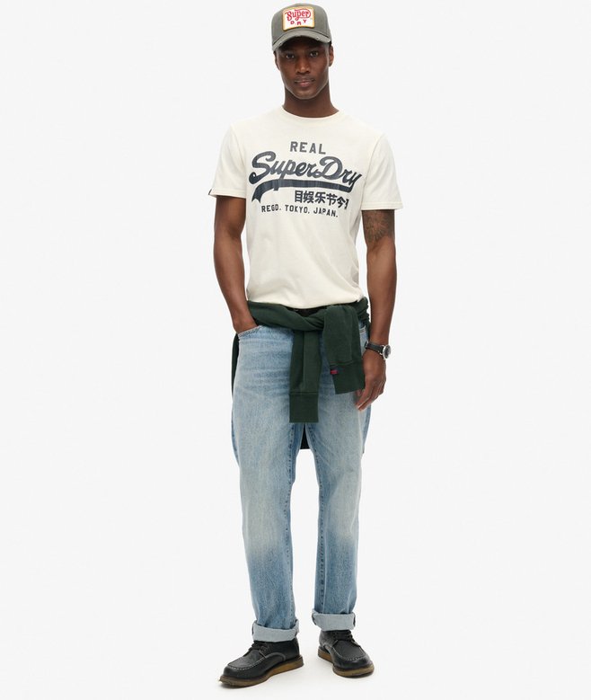 Superdry Camiseta Gráfica Con Logotipo Vintage