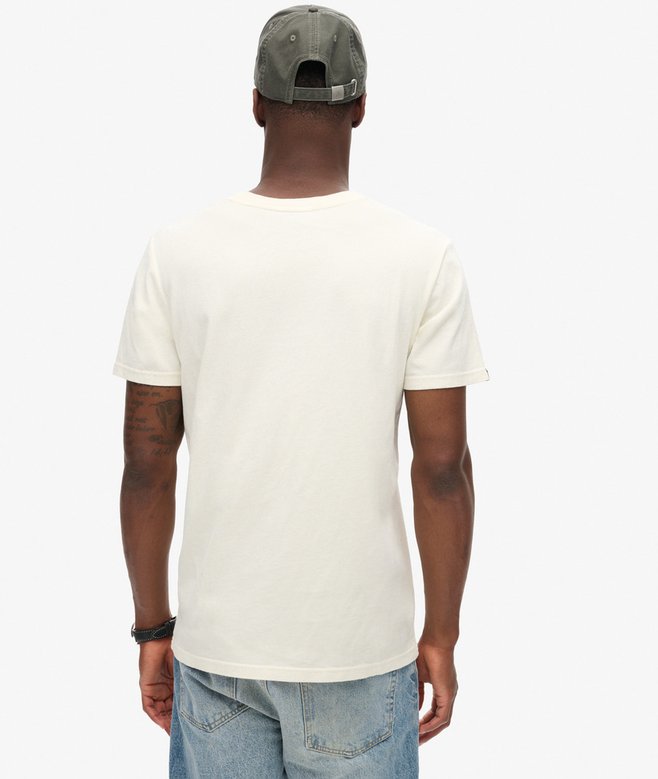 Superdry Camiseta Gráfica Con Logotipo Vintage