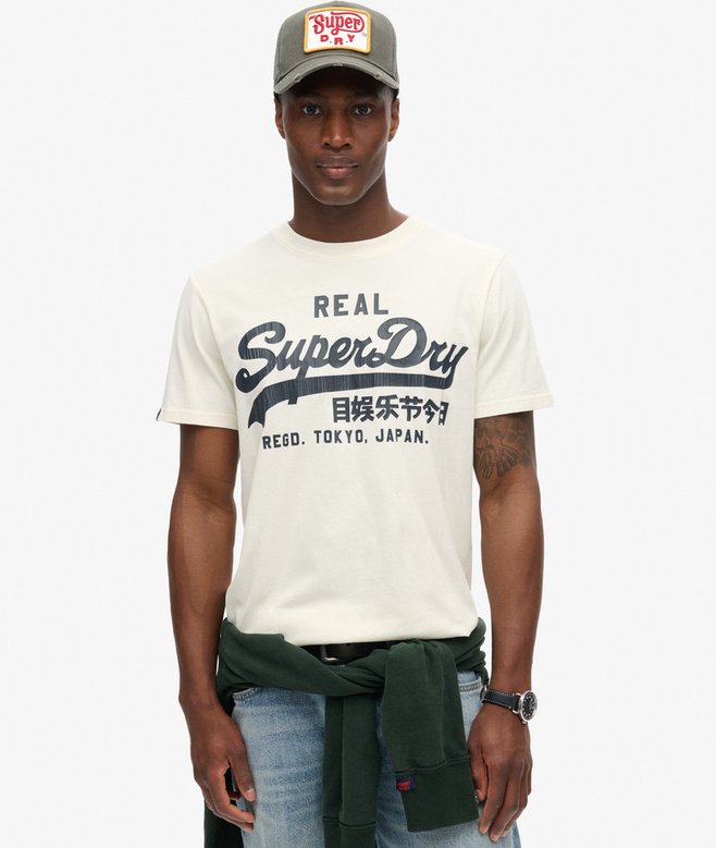superdry Camiseta gráfica con logotipo Vintage