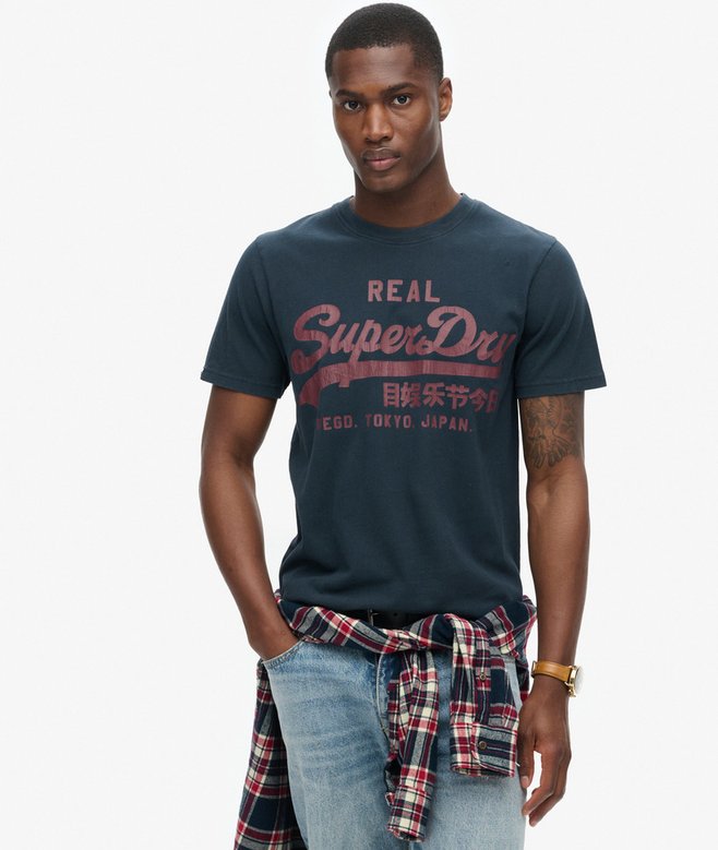 superdry Camiseta gráfica con logotipo Vintage