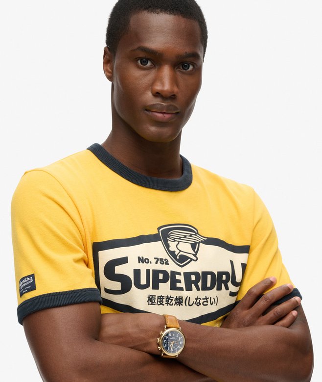 Superdry Camiseta Gráfica Con Logotipo Workwear