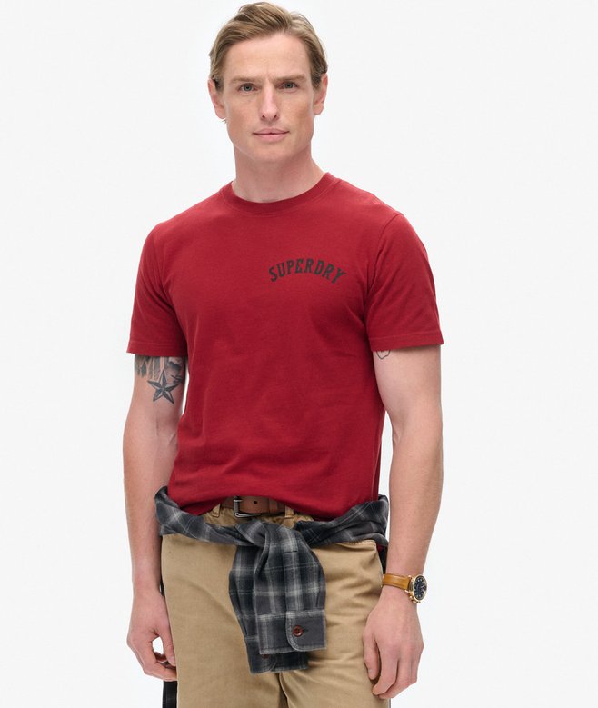Superdry Camiseta Gráfica Con Motivo De Tatuaje