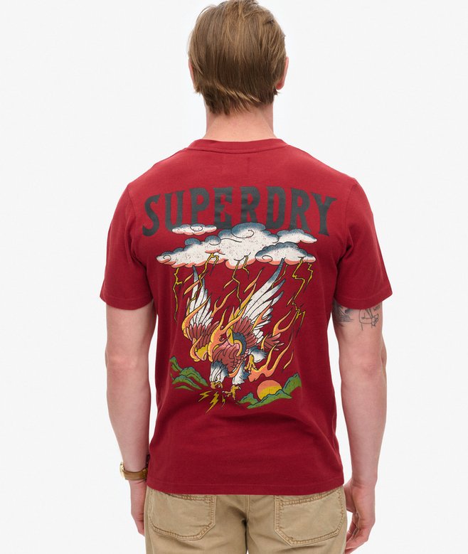 superdry Camiseta gráfica con motivo de tatuaje