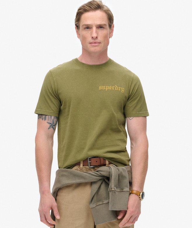 Superdry Camiseta Gráfica Con Motivo De Tatuaje