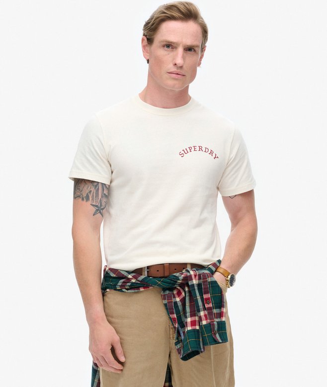 Superdry Camiseta Gráfica Con Motivo De Tatuaje