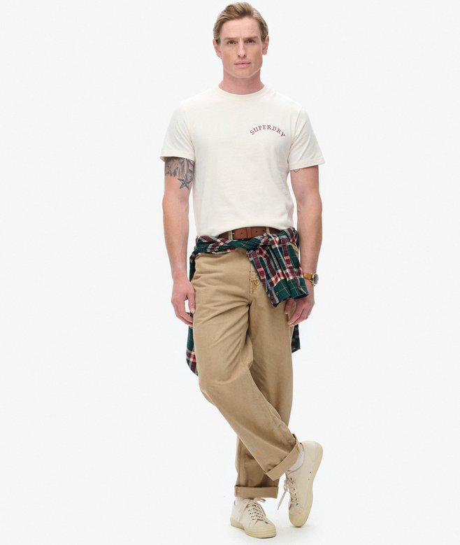 Superdry Camiseta Gráfica Con Motivo De Tatuaje