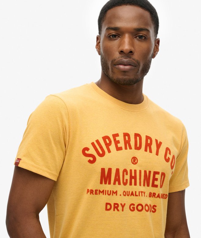 Superdry Camiseta Gráfica Flocada Workwear