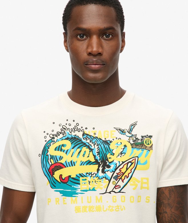 Superdry Camiseta Gráfica LA