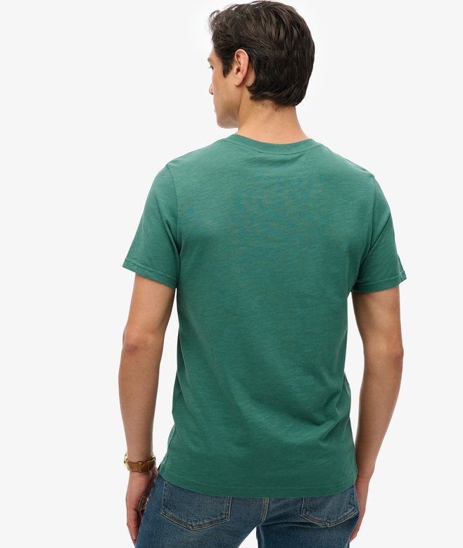 Superdry Camiseta Gráfica Metalizada Workwear