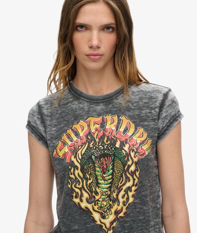 Superdry Camiseta Gráfica Motera Rock