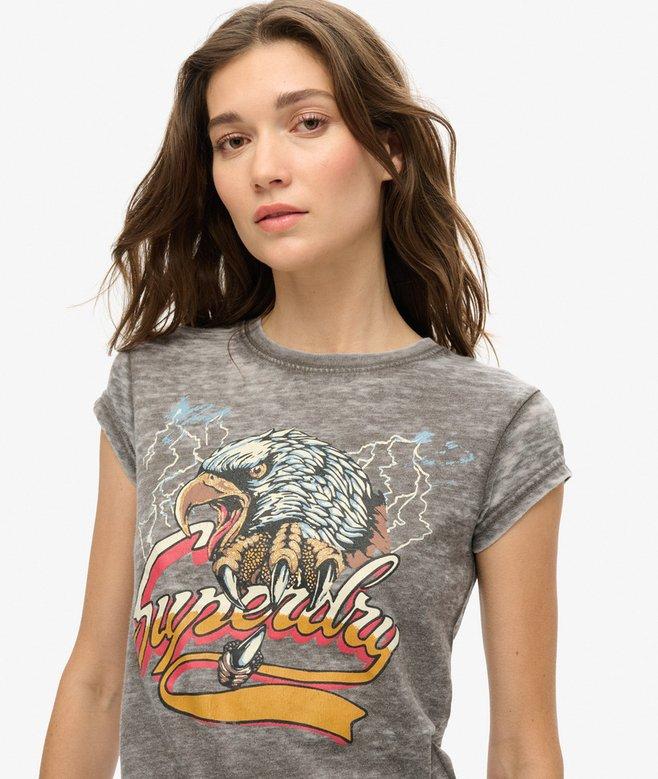 Superdry Camiseta Gráfica Motera Rock