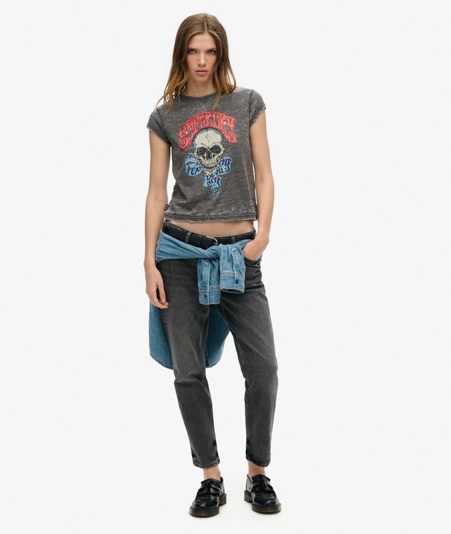 Superdry Camiseta Gráfica Motera Rock
