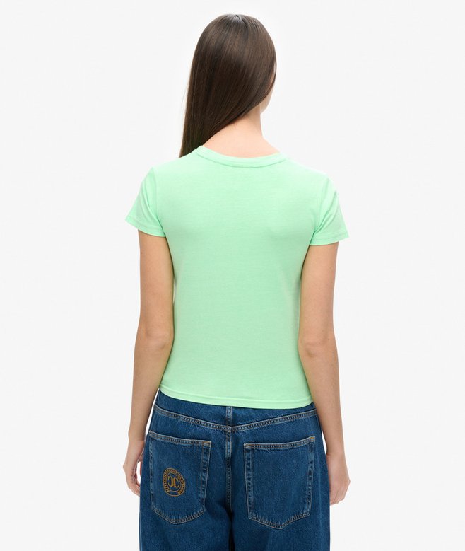 Superdry Camiseta Gráfica Neón De Corte Ajustado