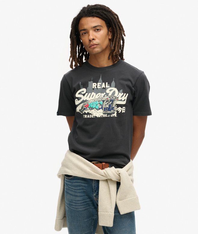 superdry Camiseta gráfica New York