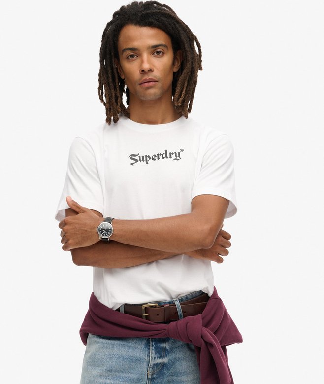 Superdry Camiseta Gráfica Retro Rock