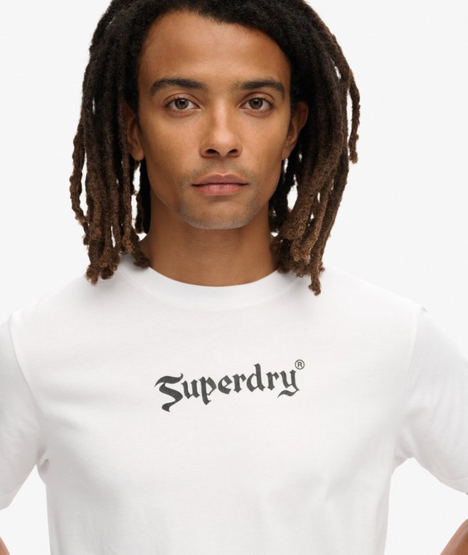 Superdry Camiseta Gráfica Retro Rock