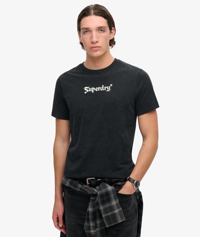 Superdry Camiseta Gráfica Retro Rock