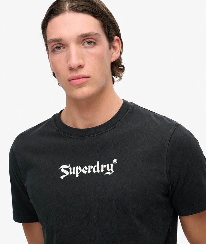 Superdry Camiseta Gráfica Retro Rock