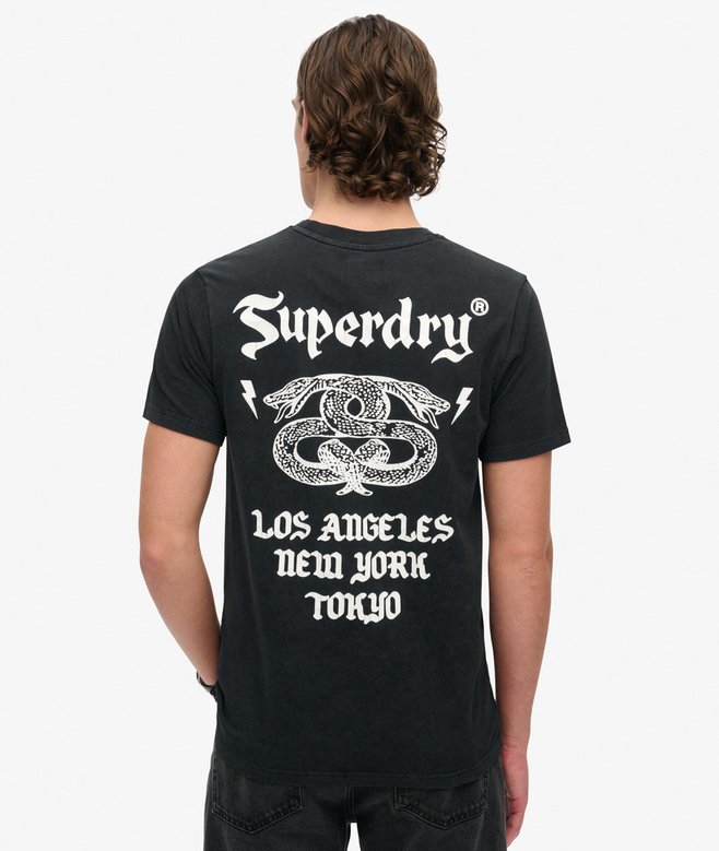 superdry Camiseta gráfica Retro Rock
