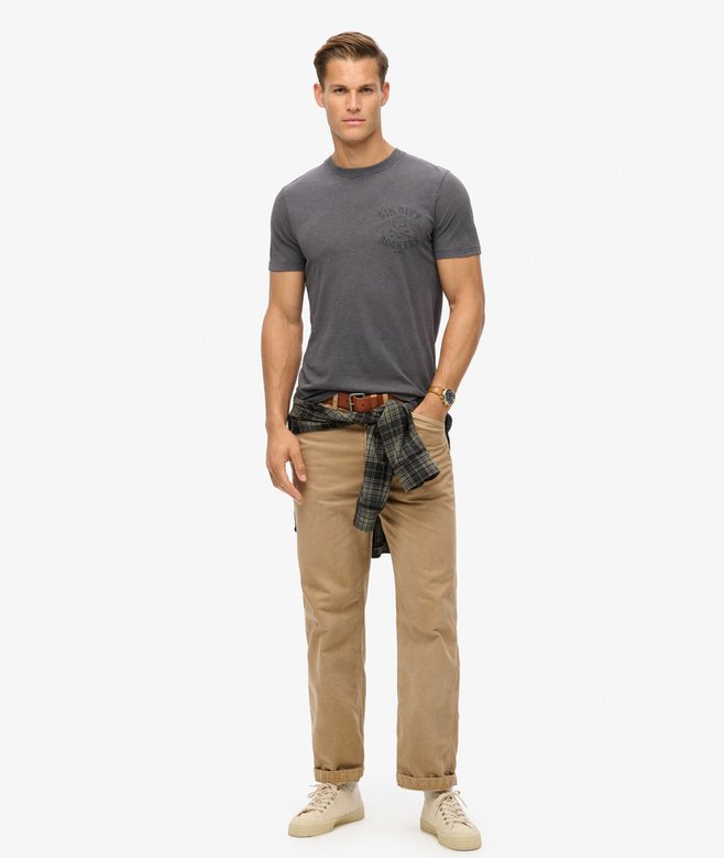 Superdry Camiseta Gráfica Retro Rocker