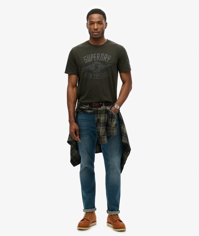 Superdry Camiseta Gráfica Retro Rocker