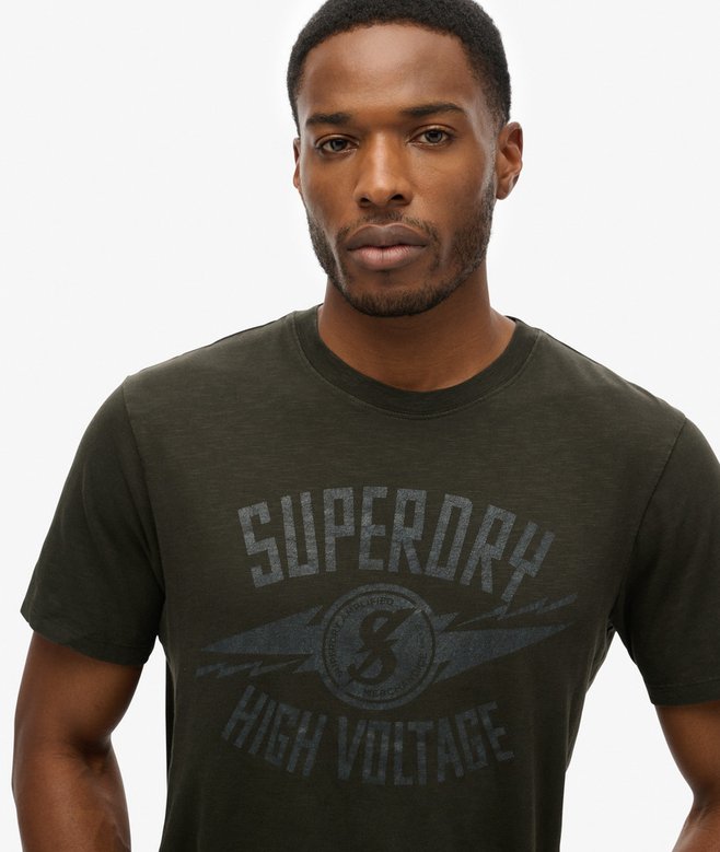 Superdry Camiseta Gráfica Retro Rocker