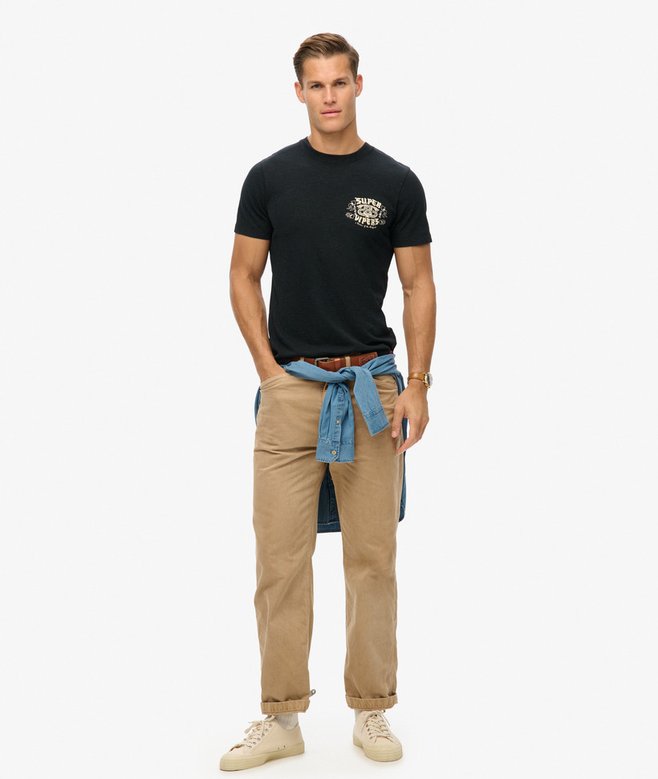 Superdry Camiseta Gráfica Retro Rocker