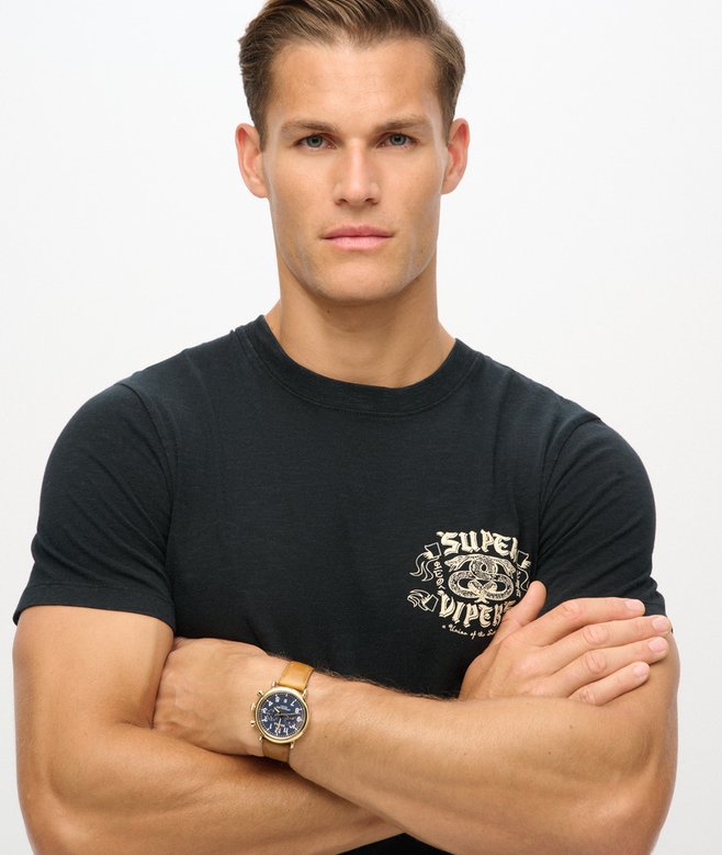 Superdry Camiseta Gráfica Retro Rocker