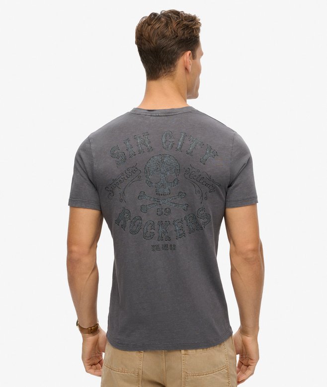 superdry Camiseta gráfica Retro Rocker