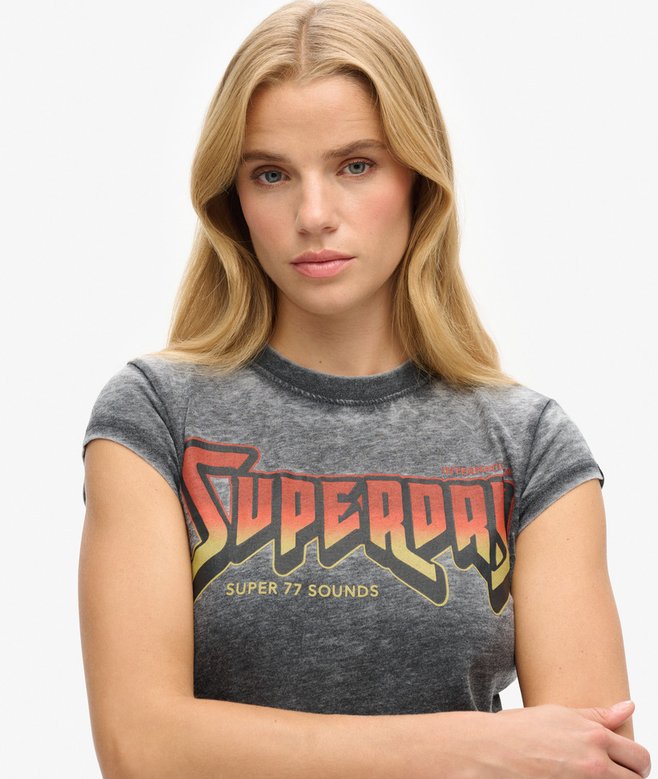 Superdry Camiseta Gráfica Rock Band