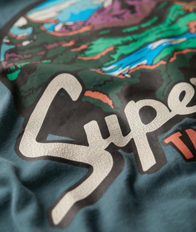 Superdry Camiseta Gráfica Travel Postcard