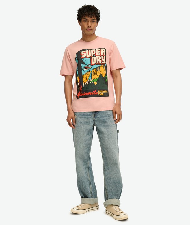 Superdry Camiseta Gráfica Travel Postcard