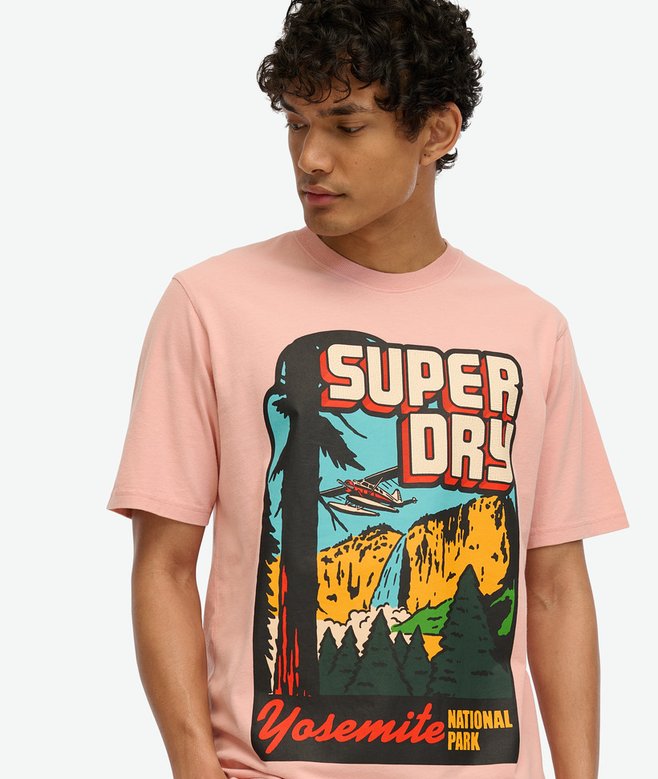 Superdry Camiseta Gráfica Travel Postcard
