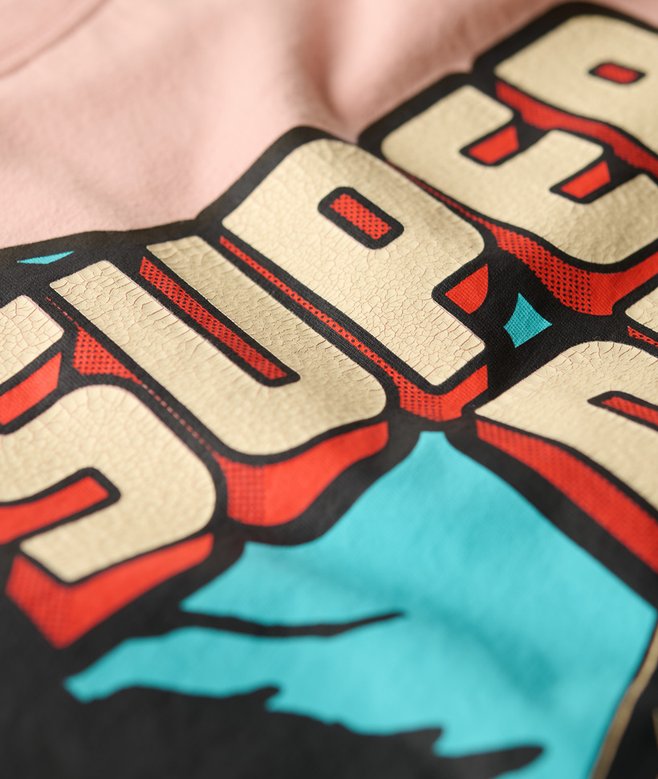 Superdry Camiseta Gráfica Travel Postcard