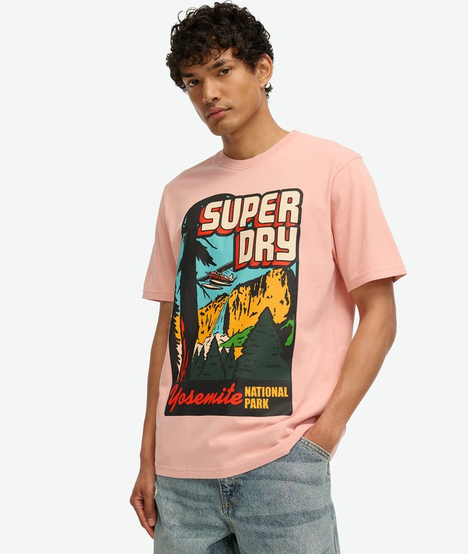 superdry Camiseta gráfica Travel Postcard