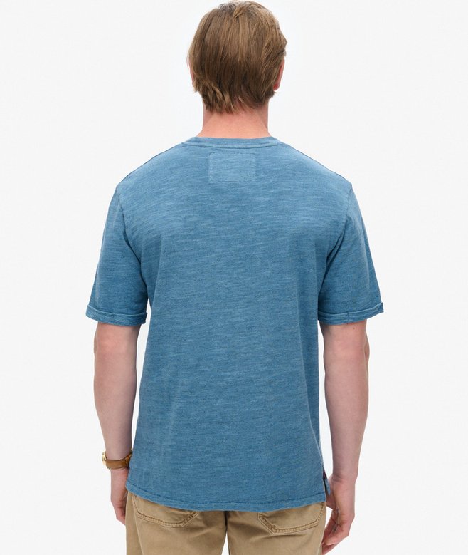 Superdry Camiseta Jaspeada Flameada Y Sobreteñida