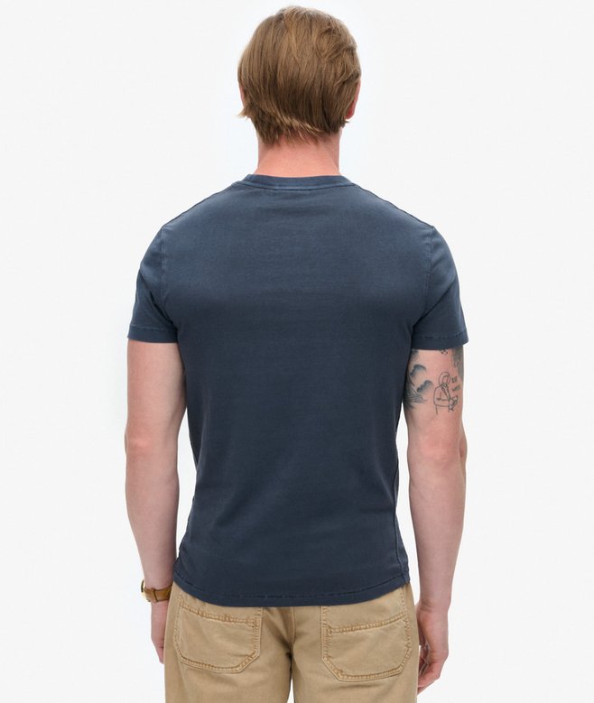 Superdry Camiseta Lavada Con Bolsillo Essential