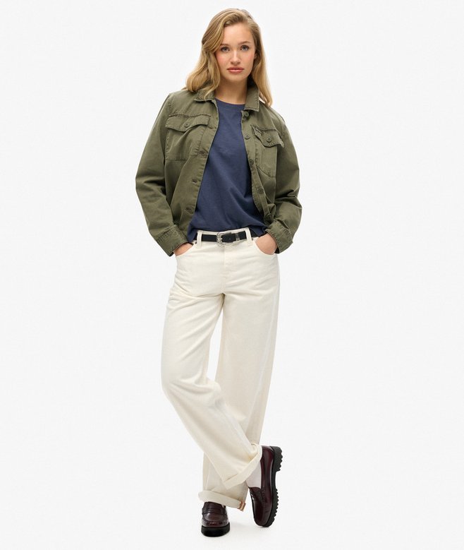 Superdry Camiseta Lavada Con Logotipo Essential